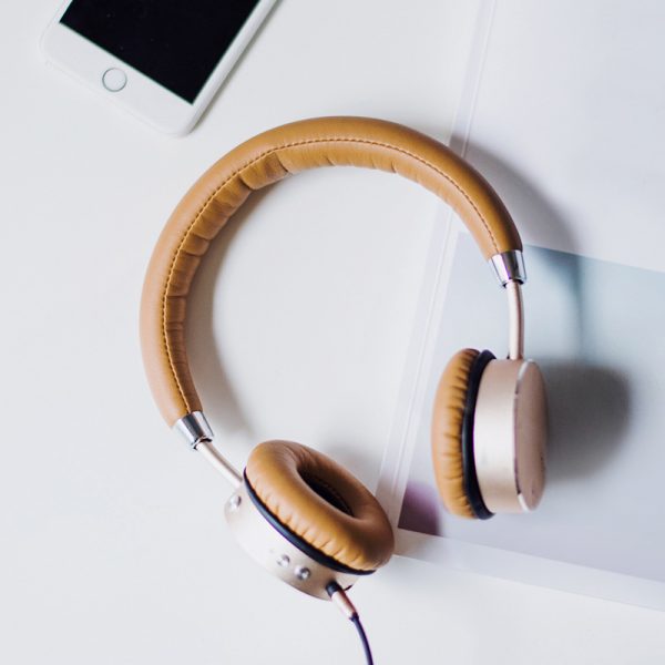 Gold Headphones